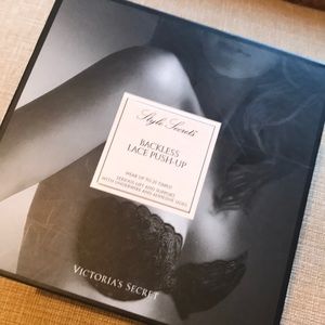 Victoria’s Secret backless lace push up. Size D.